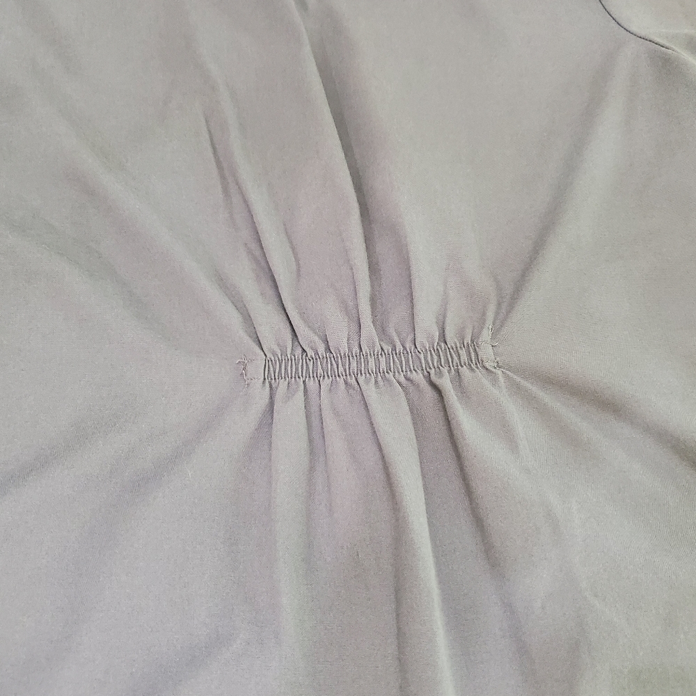 Gray Scrub Top - Picture 7 of 8